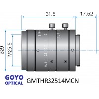 1/2-inch - 2/3-inch Format Compact High Resolution Megapixel Lens